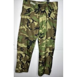 US Military Army Extended Cold Weather Goretex Camouflage Pants Men's Large Reg